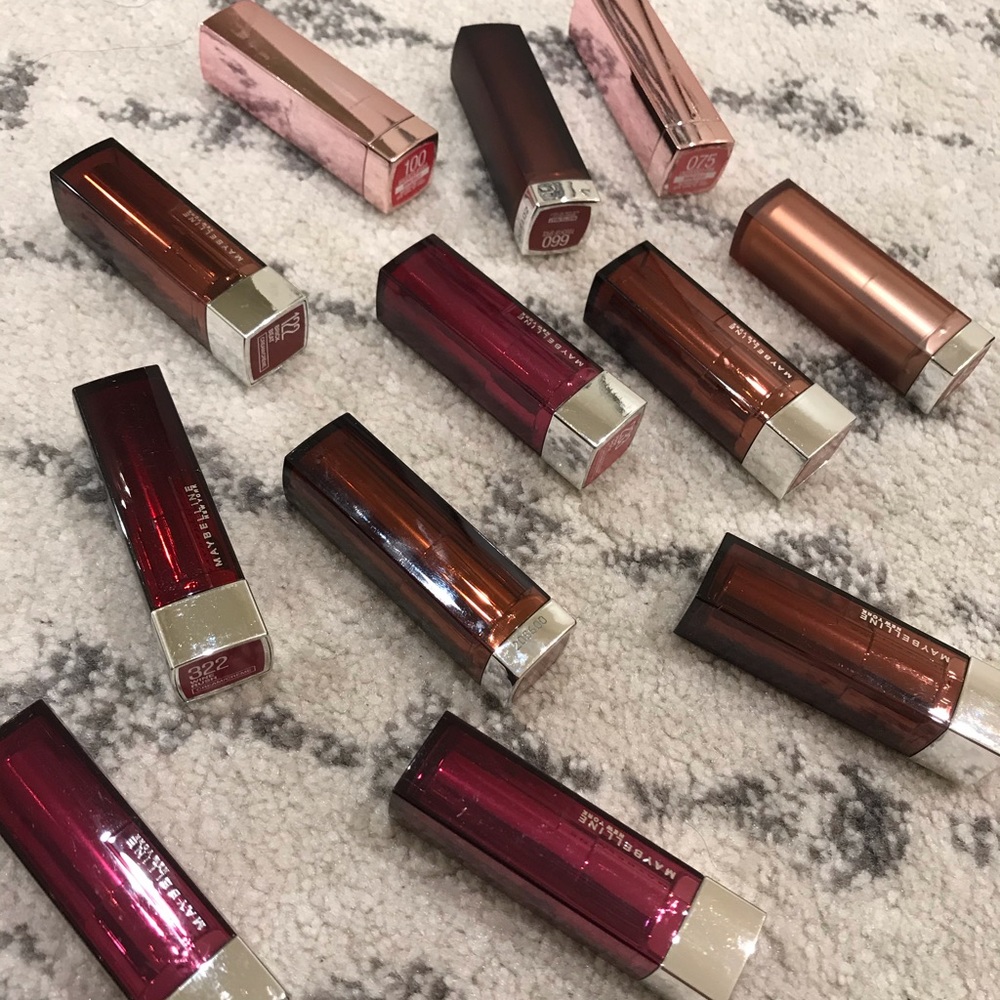6x Maybelline Lipsticks